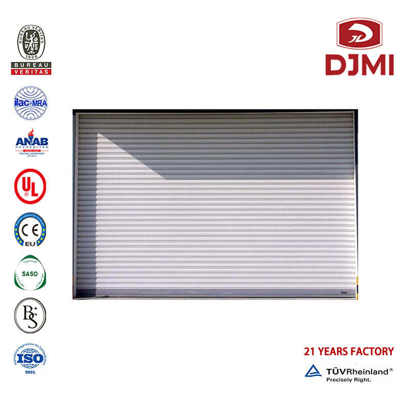 Customize Sectional Anti Theft Panel Garagentor Multifunktions High Quality Shades Clear Vision Garagentor Professional Automatic Sliding Factory Garagentor mit Galss