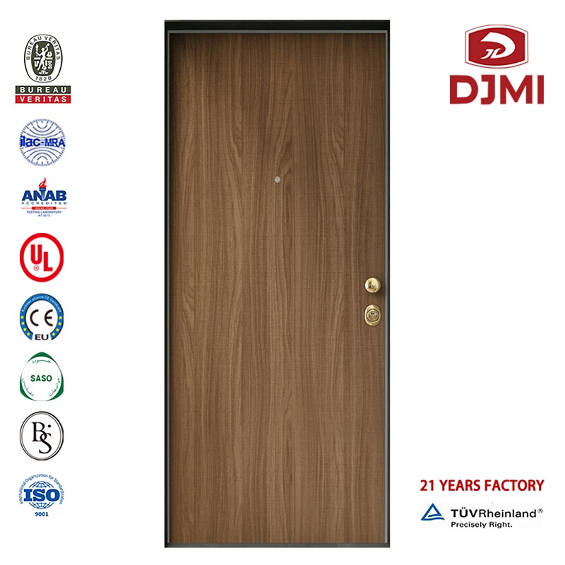 High Quality 1.5 Hours Rate Composite Fire Doors Modern Wood Door Designs Günstige Pre-Hung Doors Proof in Shanghai External Fire Door with Vision Panel Customized Hpl Laminated Doors Highrise Building Fire Solid Wood Panel